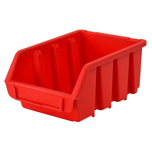 Faithfull Interlocking Storage Bin Size 2 Red 116 x 161 x 75mm Faithfull - Town Tools