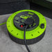 10m Cassette Type Cable Reel with Thermal Trip 2 x 230V & 2 x USB - Hi-Vis Green Sealey - Town Tools 