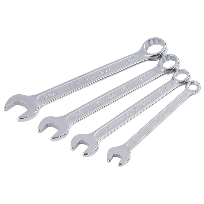 Elora Midget BA Combination Spanner Set (4 Piece) - 202 S 4BA