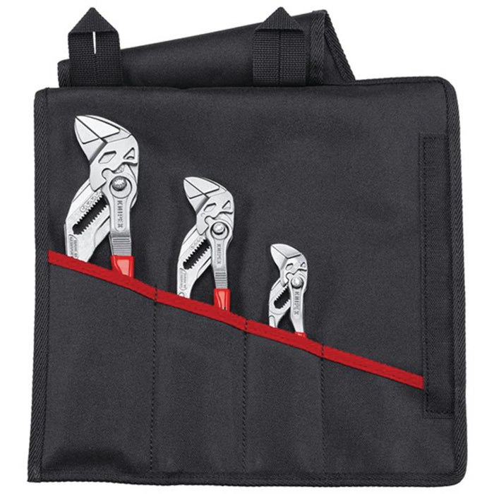 KNIPEX 00 19 55 S6 Set of Pliers Wrenches, 3 Piece, 330mm - 00 19 55 S6