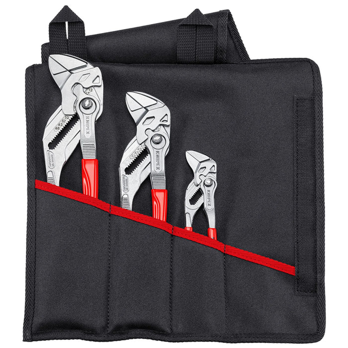 KNIPEX 00 19 55 S7 Set of Pliers Wrenches, 3 Piece - 00 19 55 S7