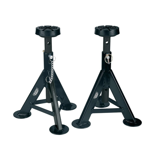 Draper Expert Axle Stands, 3 Tonne, Black (Pair) - AS3000EB