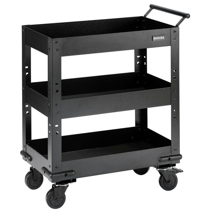 Draper BUNKER 3 Tier Trolley with Pull Handle, 714mm - B400-3TCR