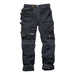 Scruffs Pro Flex Plus Holster Trousers Black 40R Scruffs - Town Tools 