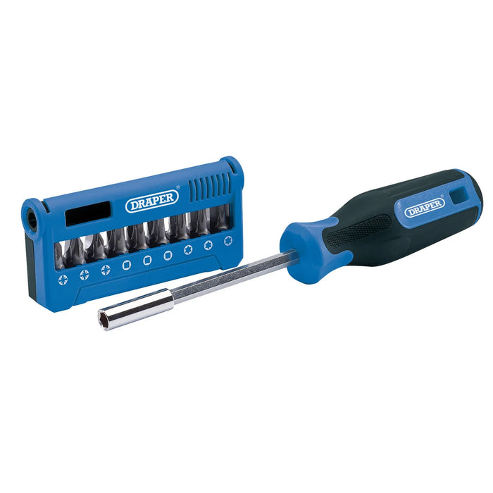 Draper Screwdriver and Bit Set (19 Piece) - SBS19