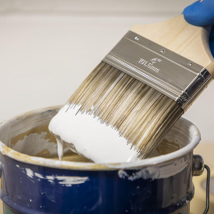 Sealey Wooden Handle Paint Brush 100mm SPBS100W Sealey - Town Tools 