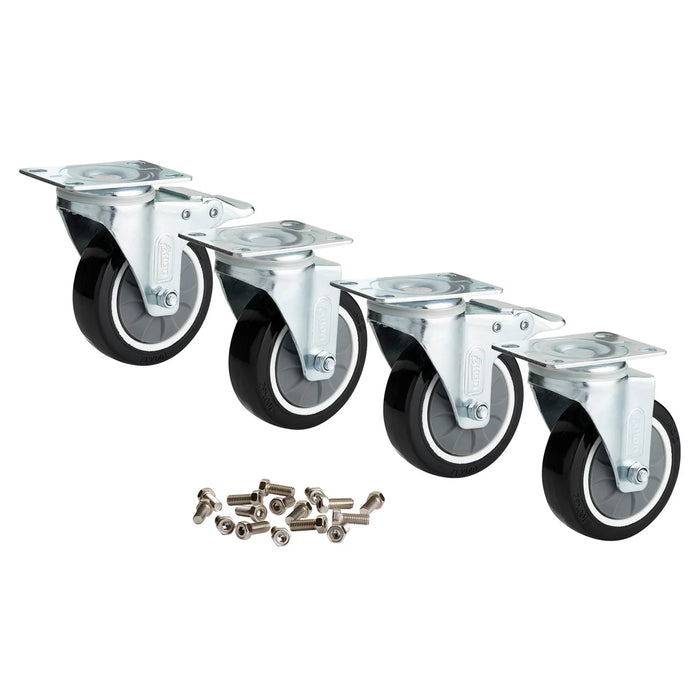 BUNKER 4 Piece Castor Wheel Set - YMS400-CS
