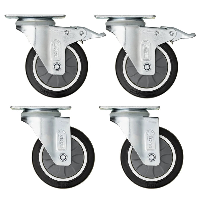 BUNKER 4 Piece Castor Wheel Set - YMS400-CS