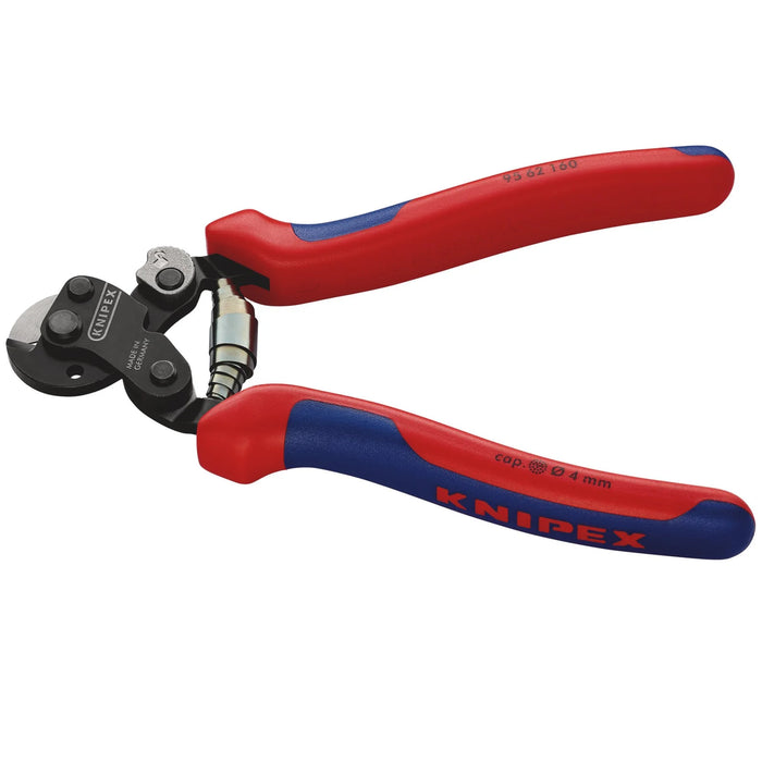 KNIPEX 95 62 160 SB Wire Rope Cutter for High-Strength Wire Rope, 160mm