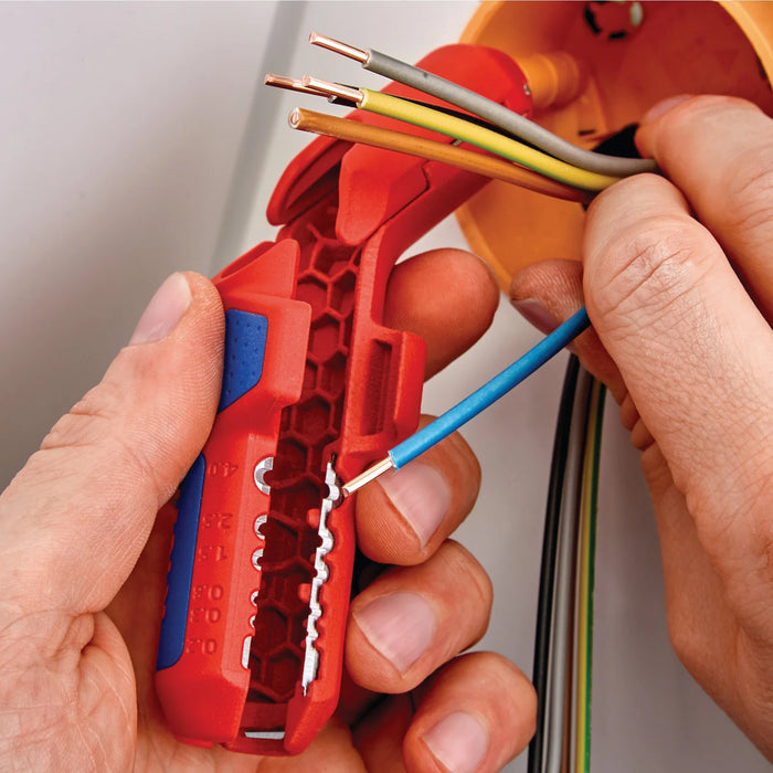 KNIPEX 16 95 02 SB ErgoStrip® Universal Stripping Tool for Left-Handers, 135mm