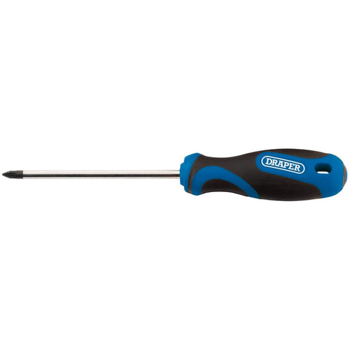 Draper Soft Grip Cross Slot Screwdriver, No.1 x 75mm 48931 Draper - Town Tools 