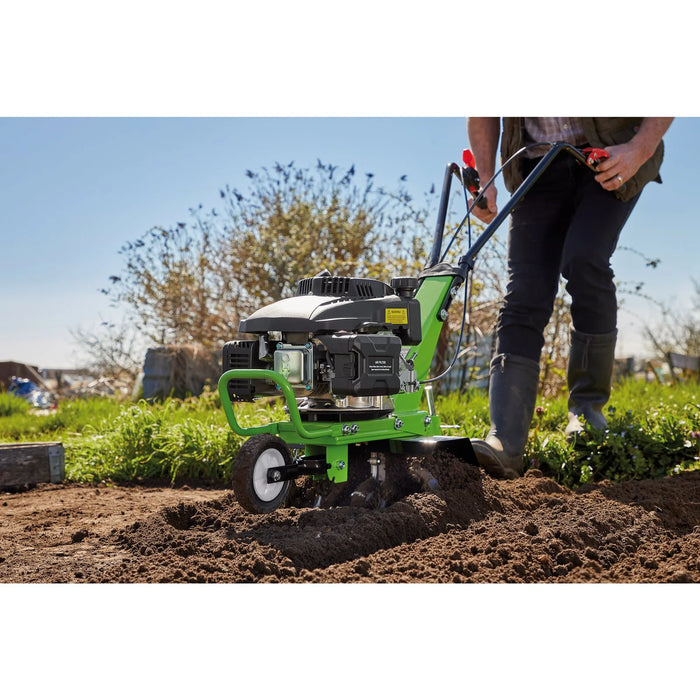 Draper Self-Propelled Petrol Tiller and Cultivator, 560mm, 161cc/9HP - CP165