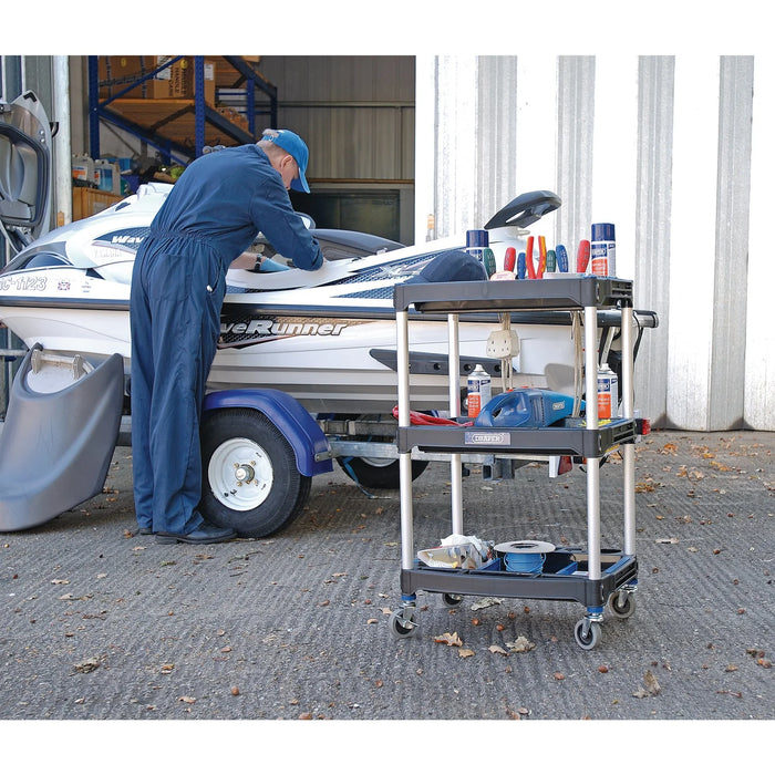 Draper 3 Tier Workshop Trolley - WST-2