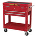 Sealey Mobile Tool & Parts Trolley Red AP705M Sealey - Town Tools 