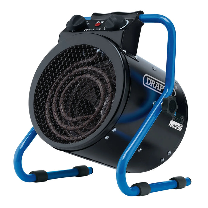 Draper 230V Electric Space Heater, 2kW, 6824 BTU - ESH2000F