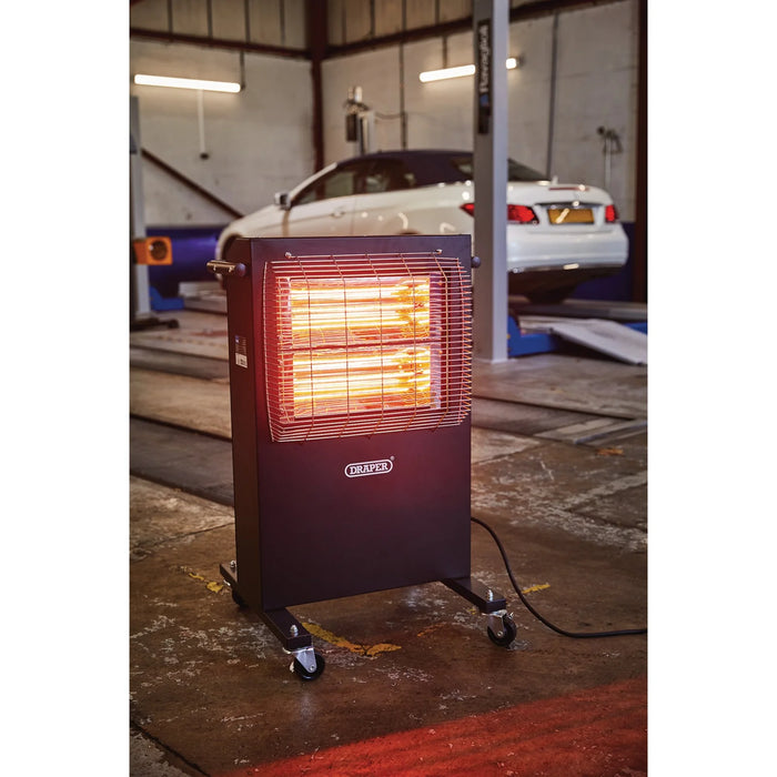 Draper 230V Infrared Cabinet Heater, 2.8kW, 9553 BTU - IRH2800