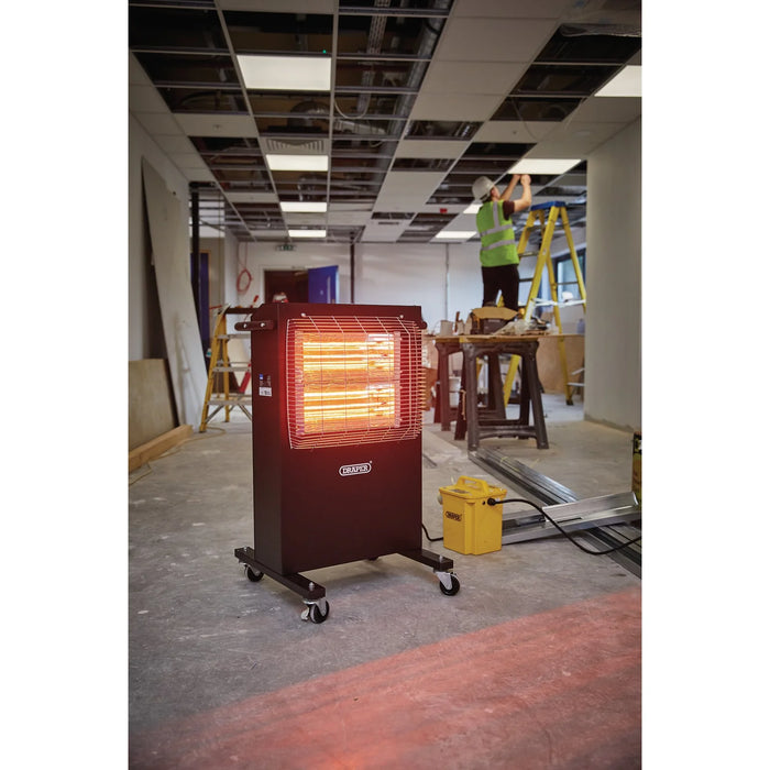 Draper 110V Infrared Cabinet Heater, 2.4kW, 8188 BTU - IRH2400
