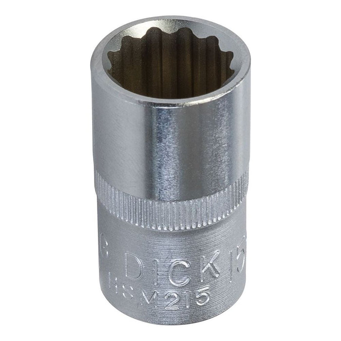 King Dick Socket SD 1/2" Metric 12pt 15mm King Dick - Town Tools 