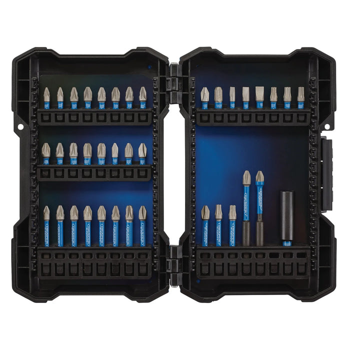 Draper Expert Impact Screwdriver Bit Set, 1/4" Hex (38 Piece) - IMBH38