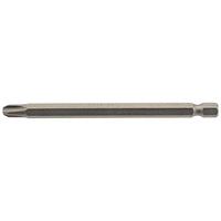 Draper Cross Slot Insert Bit, 1/4" Hex, 100mm Long, No.3 (Pack of 1) 64366