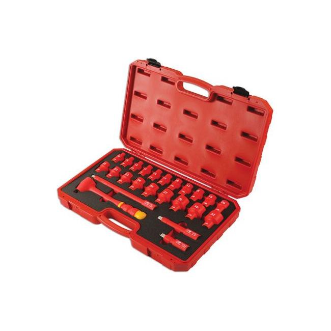 Laser Insulated Socket Set 1/2"D 24pc 6147 Laser - Town Tools 