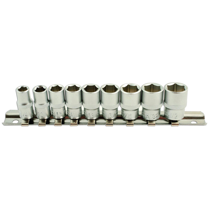 Laser AF Socket Set 1/4"D 9pc 5691 Laser - Town Tools 