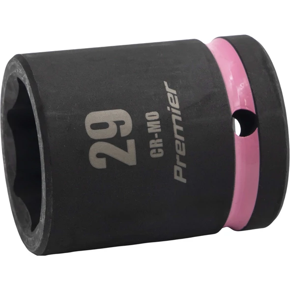Sealey 3/4"Dr Impact Socket 29mm (Pink Coded Ring)