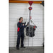 Sealey Portable Adjustable Gantry Crane with Geared Trolley Combo 1 Tonne Sealey - Town Tools 