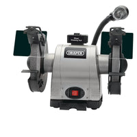 Draper Heavy Duty Bench Grinder with Work light, 200mm, 550W - GD825L