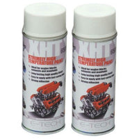 2X WHITE E-Tech 400ml Extremely High Temperature Paint XHT VHT Exhaust