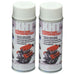 2X WHITE E-Tech 400ml Extremely High Temperature Paint XHT VHT Exhaust E-Tech - Town Tools 