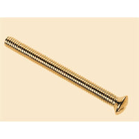 Dencon Brass Switch/Socket Plate Screws 3.5 x 38mm (Pack of 10)