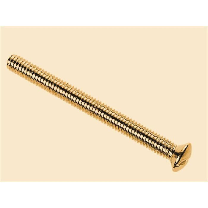 Dencon Brass Switch/Socket Plate Screws 3.5 x 38mm (Pack of 10) Dencon - Town Tools