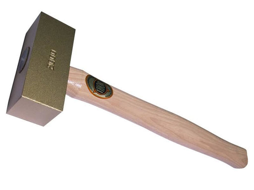 Thor Square Solid Brass Mallet 2000g Thor - Town Tools