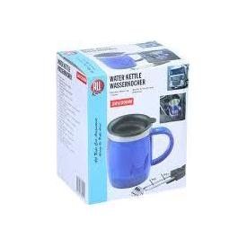 Stainless Steel Travel Mug with Lid & Immersion Heater – 24V | 350ml | 200W Allride - Town Tools