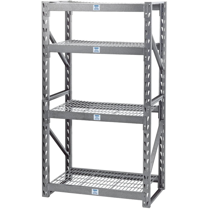 Draper Expert Heavy Duty Steel 4 Shelving Unit, 1040 x 610 x 1830mm