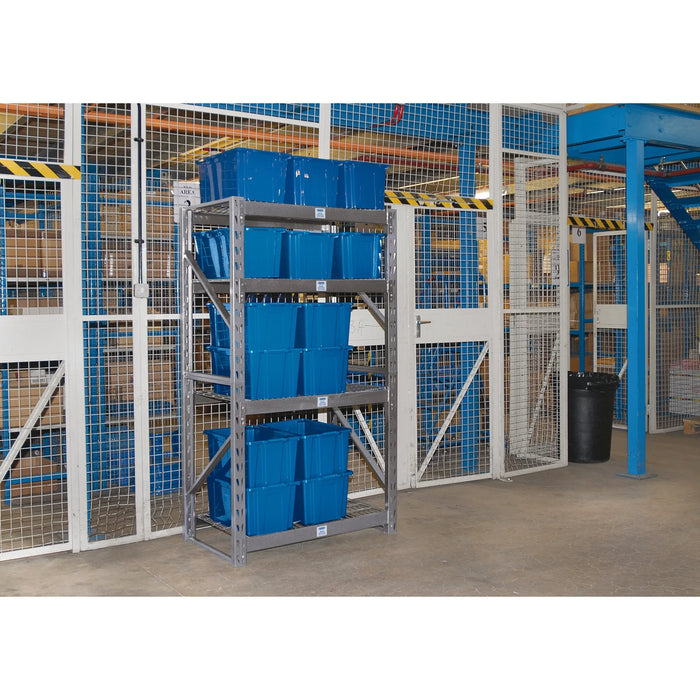 Draper Expert Heavy Duty Steel 4 Shelving Unit, 1040 x 610 x 1830mm