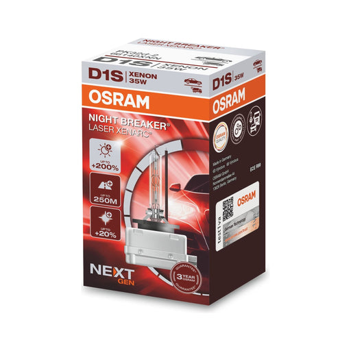 Osram XENARC NIGHT BREAKER LASER D1S, Next Generation, 200% more brightness, HID Osram - Town Tools 