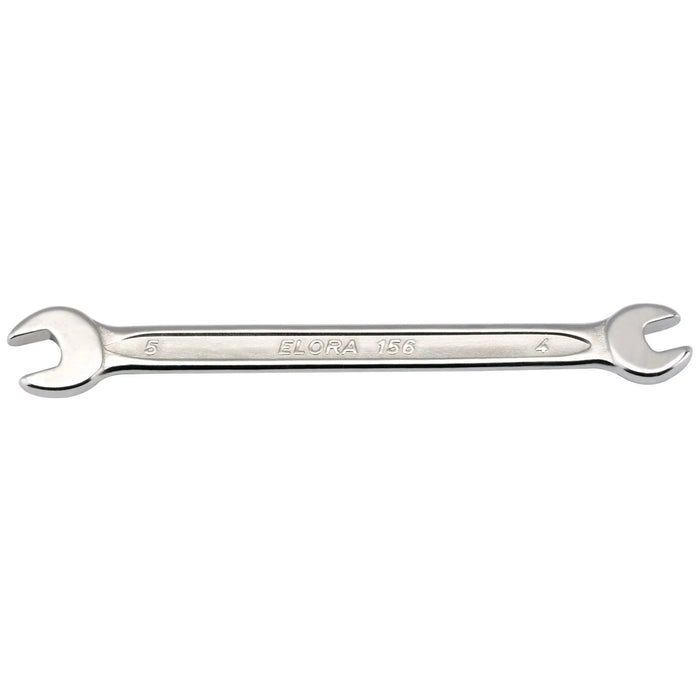 Elora Midget Metric Double Open End Spanner, 4 4.5-6mm