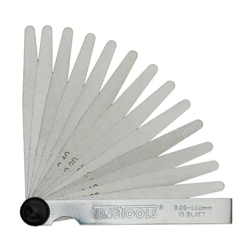 Teng Tools Feeler Gauge 0,05-1,0mm 200mm 20 Blades Teng Tools - Town Tools 