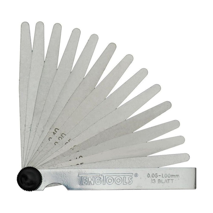 Teng Tools Feeler Gauge 0,05-1,0mm 200mm 20 Blades Teng Tools - Town Tools 