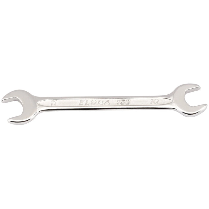 Elora Midget Metric Double Open End Spanner, 10 x 11mm - 156-10x11