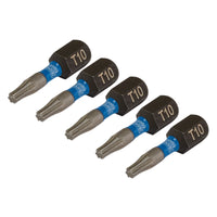 Draper Expert TX-STAR® Impact Screwdriver Bits, T10 x , 1/4"