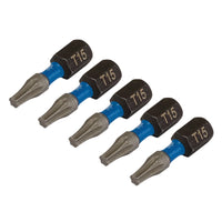 Draper Expert TX-STAR® Impact Screwdriver Bits, T15 x , 1/4"