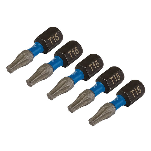 Draper Expert TX-STAR® Impact Screwdriver Bits, T15 x , 1/4" - image 1