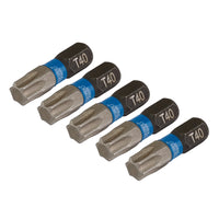 Draper Expert TX-STAR® Impact Screwdriver Bits, T40 x , 1/4"