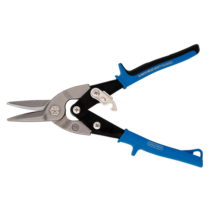 Draper Soft Grip Compound Action Tin Snips/Aviation Shears, 250mm - TSCSG