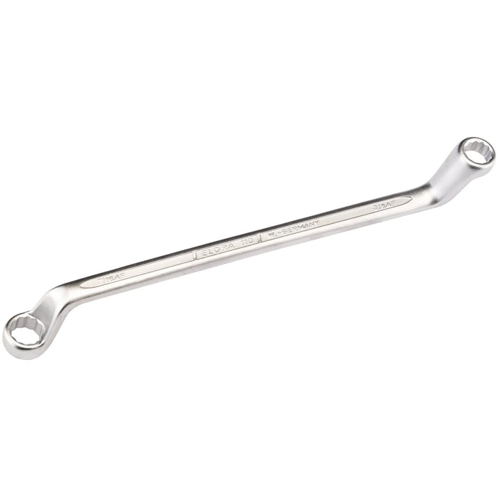 Elora Deep Crank Imperial Ring Spanner, 3/8 x 7/16" - 110A-3/8x7/16
