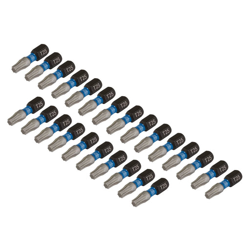 Draper Expert TX-STAR® Impact Screwdriver Bits, T25 x 25mm, 1/4" Hex (Pack of - image 1