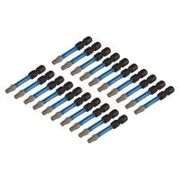 Draper Expert TX-STAR® Impact Screwdriver Bits, T25 x 50mm, 1/4" Hex (Pack of
